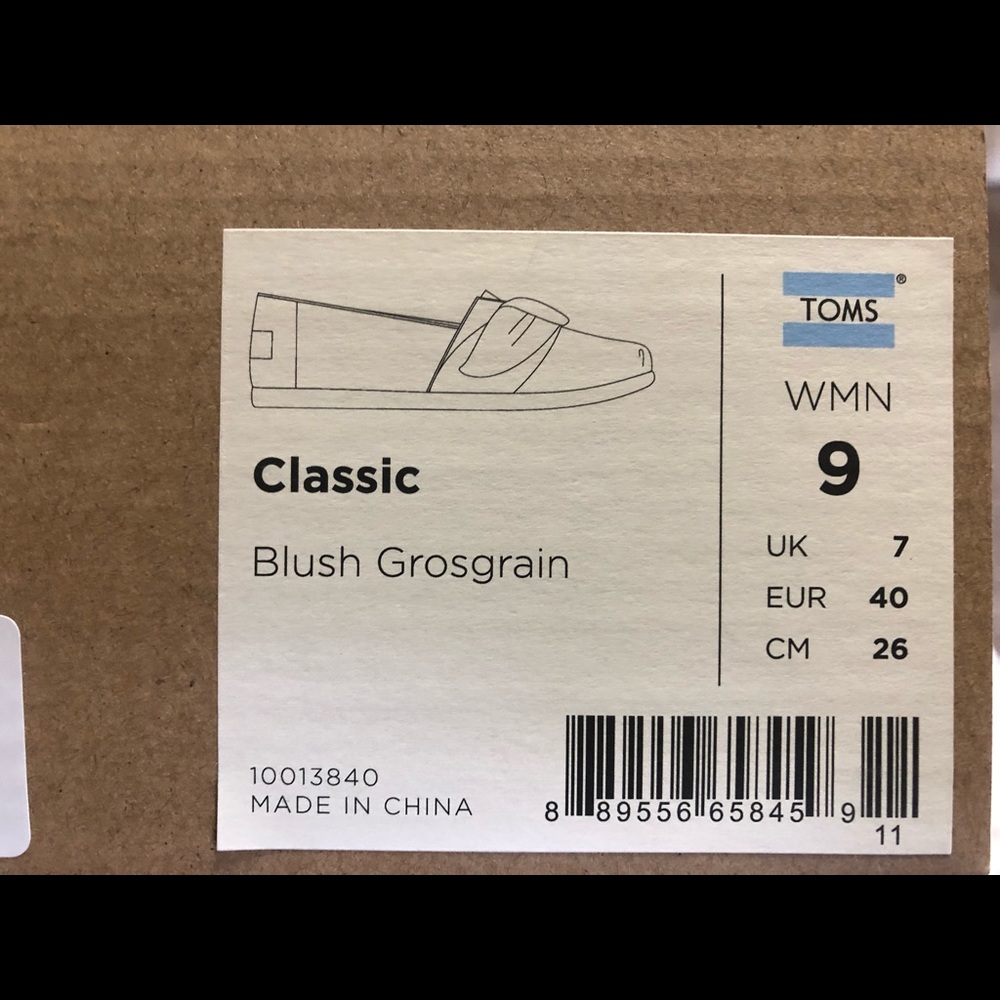 TOMS Blush Bow Shoes - Picture 5 of 5